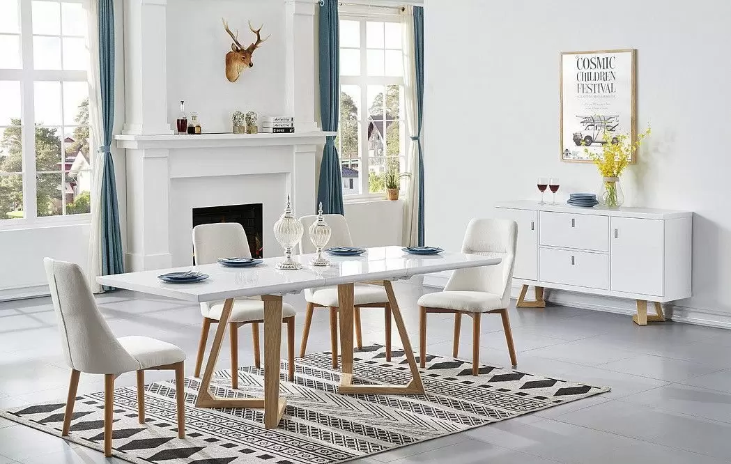 Стул Aurora, белый/орех - фото 9