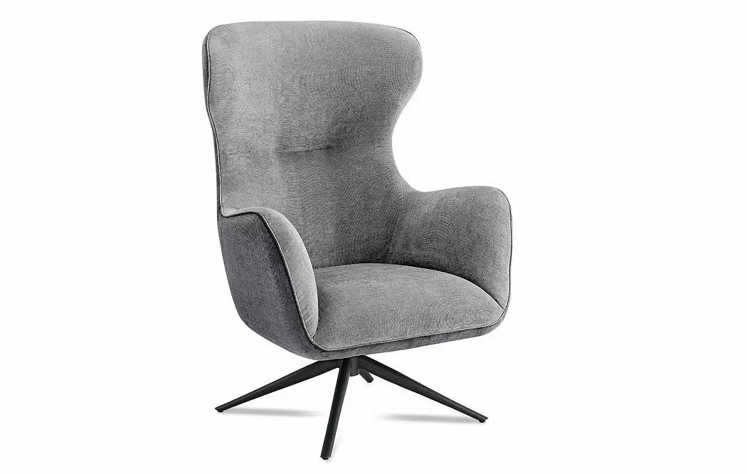 Кресло Lucille, серый/темно-серый