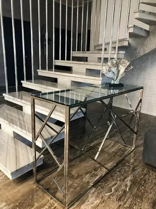 Консоль Charlize, серебро - фото 7