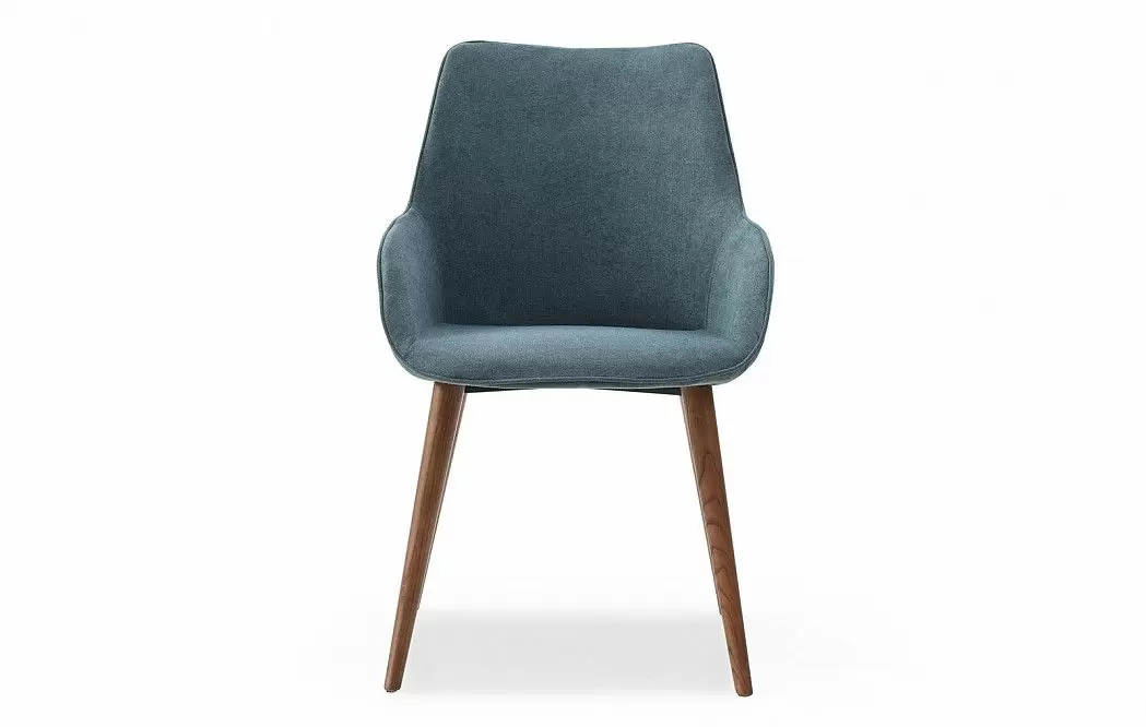 Стул Leona, темно-бирюзовый/орех - фото 4