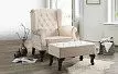 Кресло с банкеткой Lord, светло-бежевый