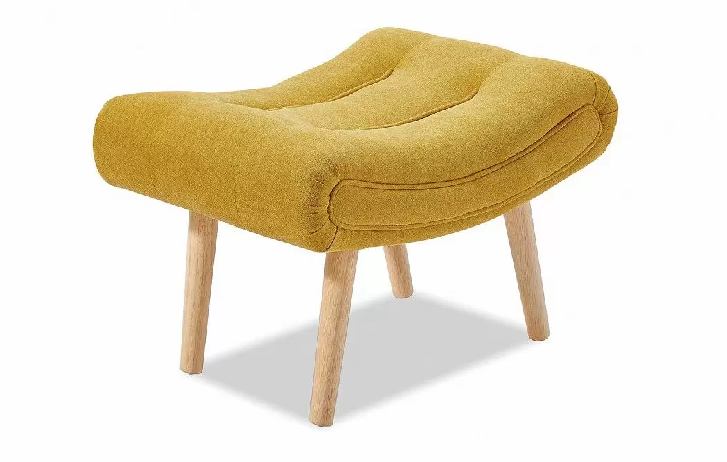 Кресло и оттоманка Dolce Vita, желтый шафран/натуральный - фото 14