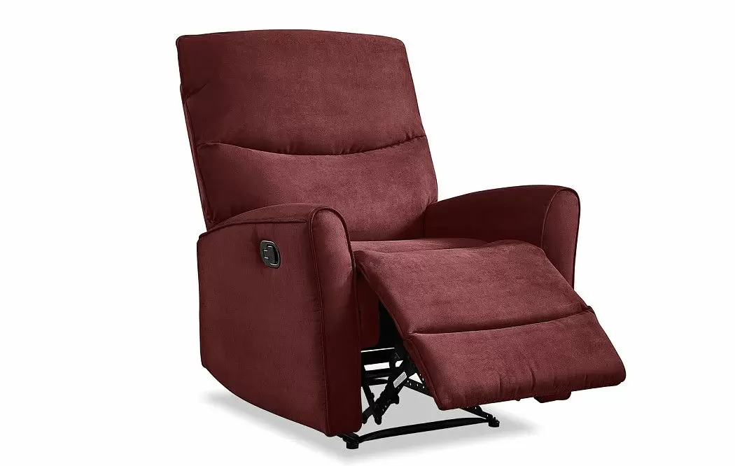 Кресло-реклайнер Lindsey, темно-красный - фото 8