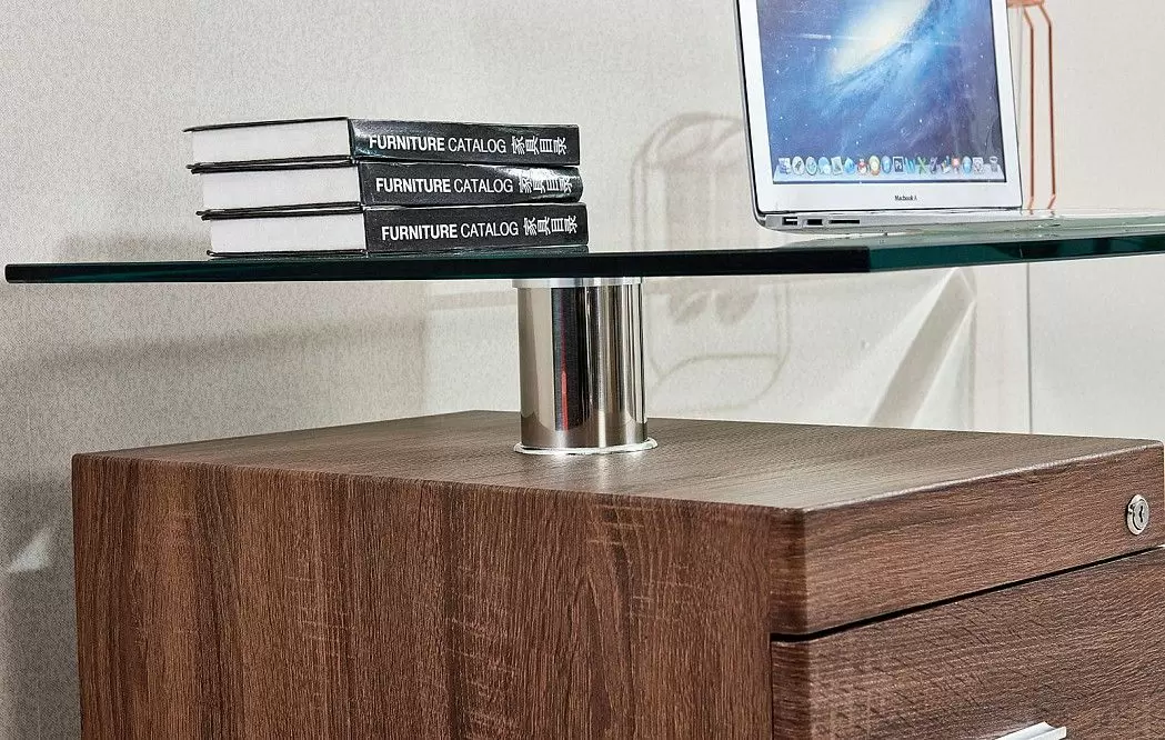 Стол письменный Waterfall, темное дерево - фото 5