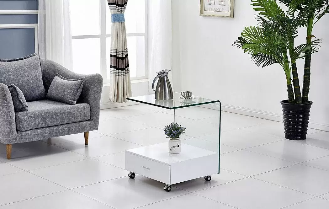 Столик приставной Gwen, белый - фото 2