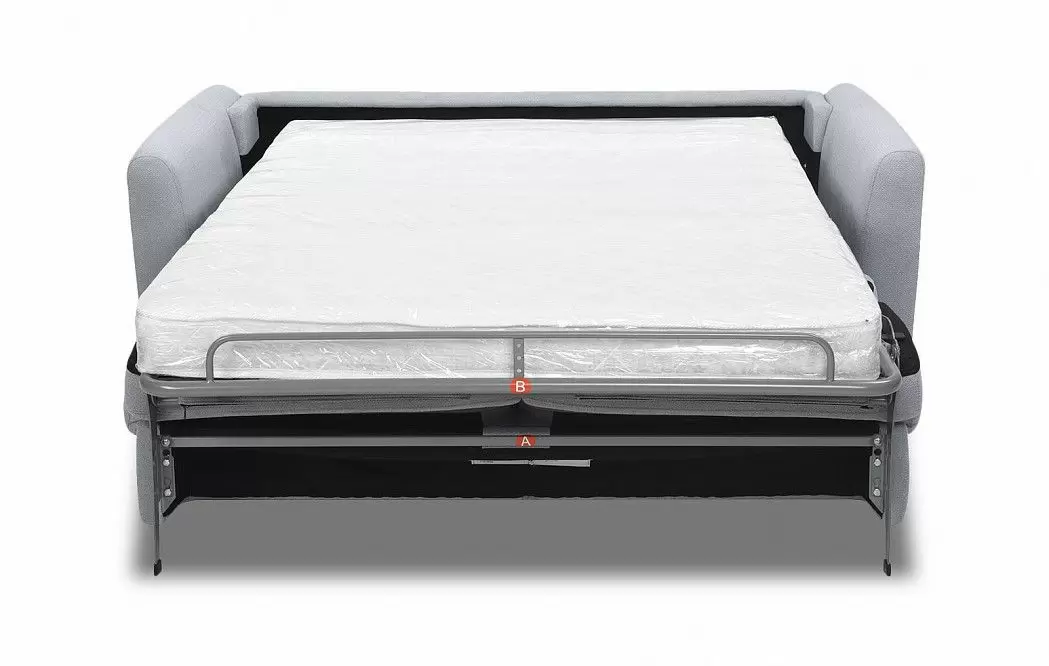 Диван-кровать Millenium Urban 3х-местный, серый - фото 4