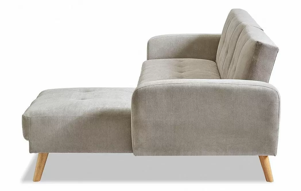 Диван-кровать Christy угловой (правый), серо-бежевый - фото 9