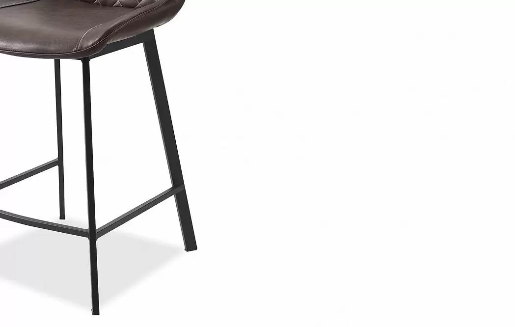 Стул полубарный Trix (65), темно-коричневый/черный - фото 8