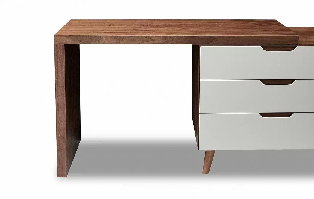 Комплект для спальни Madeira, серо-коричневый/орех/белый - фото 31