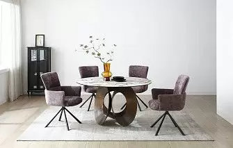 Стол Teodor + 4 стула Gregory