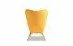 Кресло с оттоманкой Contour, желтый