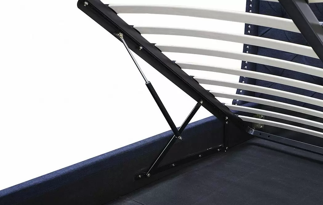 Кровать Evita 160x200 (с подъемным механизмом), темно-синий - фото 6