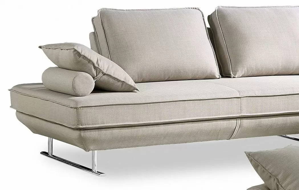 Диван-трансформер Bergamo угловой, бежевый - фото 11