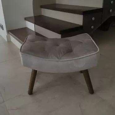 Оттоманка Hygge, бежевый/орех