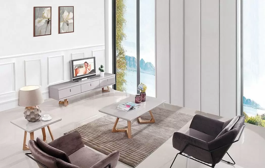 ТВ Тумба Avalon, белый/ясень - фото 8