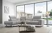 Диван Lester угловой (левый), светло-серый