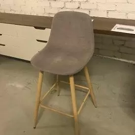 Стул барный Jackson Bar, пепельная роза/дерево