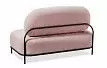 Диван Angelina 2-х местный, розовая пудра