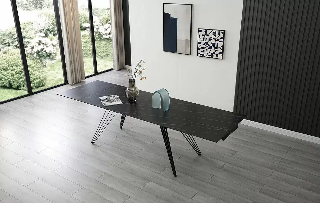 Стол Parma черный + 4 стула Zoe - фото 2