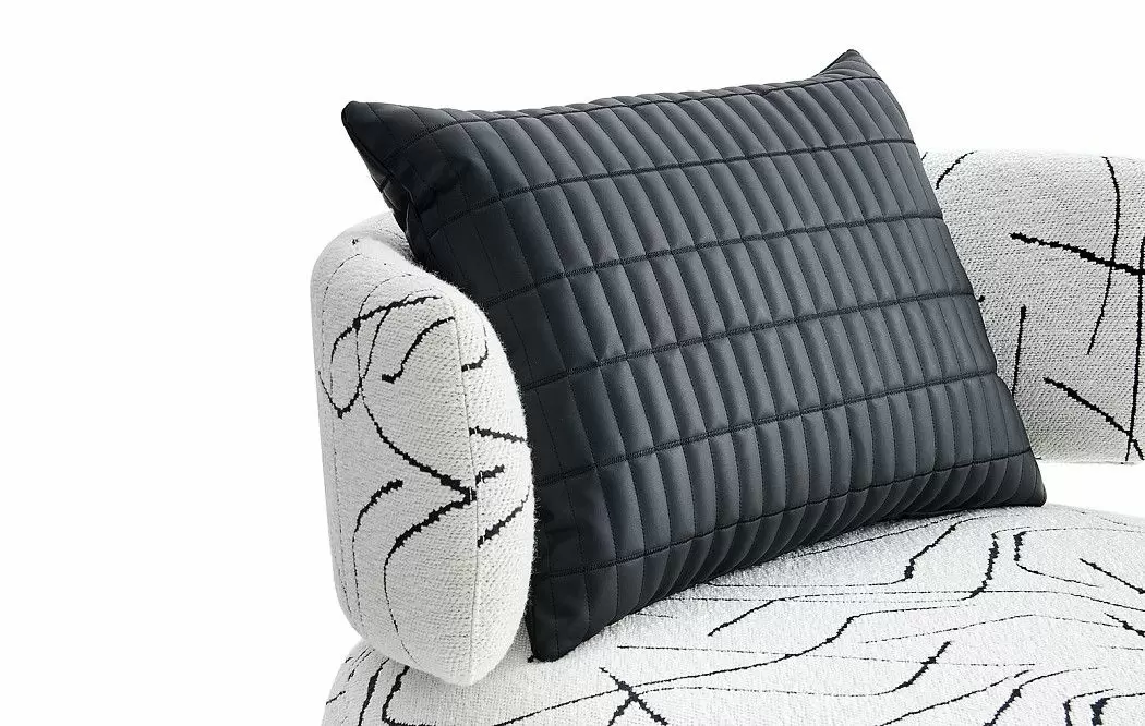 Кресло Sandra, белый/черный принт - фото 5