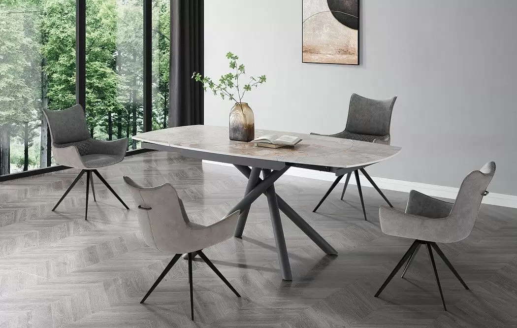 Стол Salerno + 4 кресла Jess