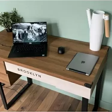 Стол письменный Brooklyn, орех/черный IMG-20200408-WA0015