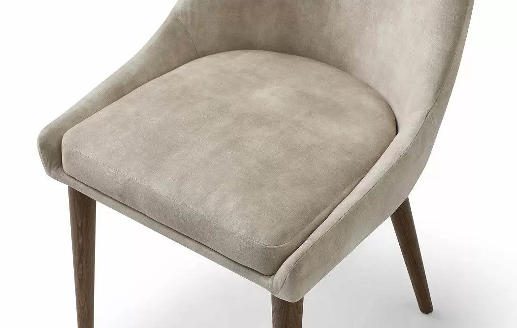 Стул Mikaela, бежевый/орех - фото 8