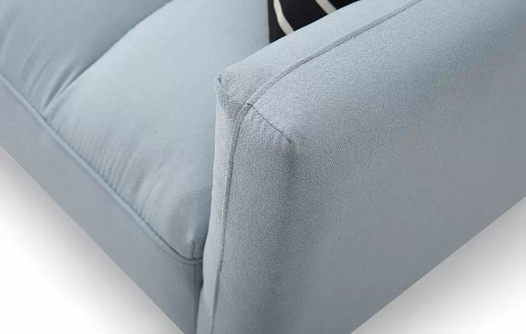 Диван-кровать Madrid, голубой/золотые ножки - фото 6