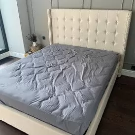 Кровать с подъемным механизмом Vivien 160x200, бежевый