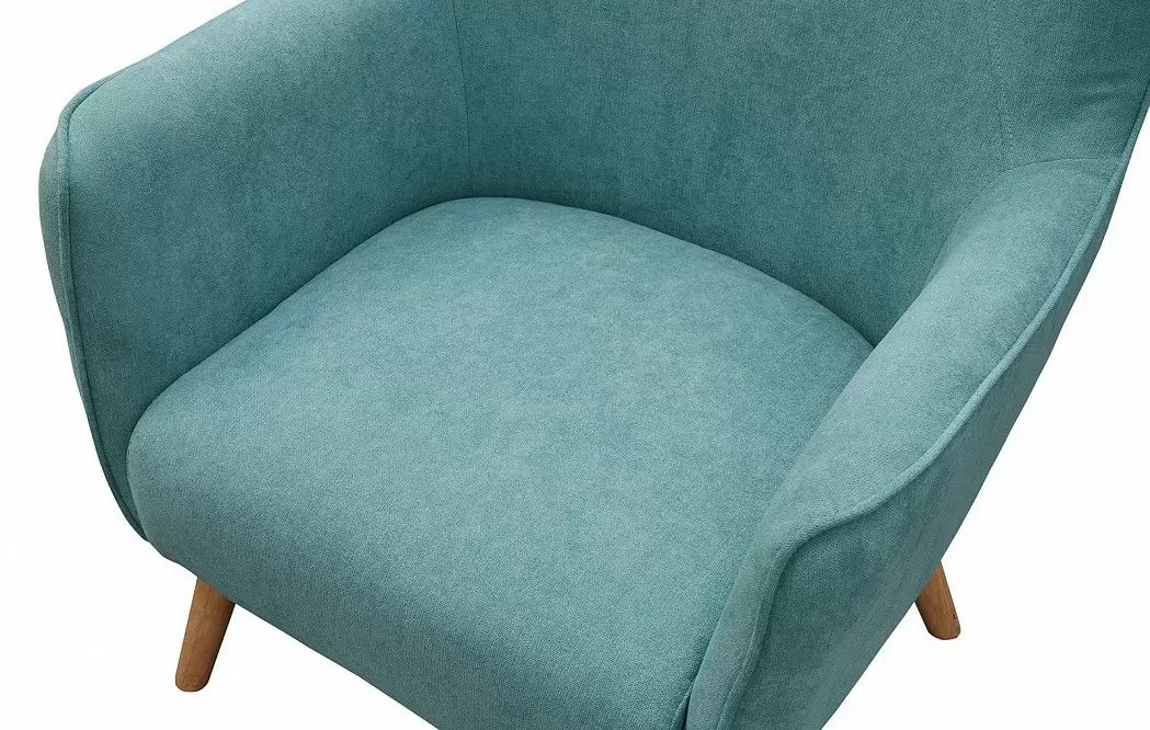 Кресло Camilla, бирюзовый/натуральный - фото 6