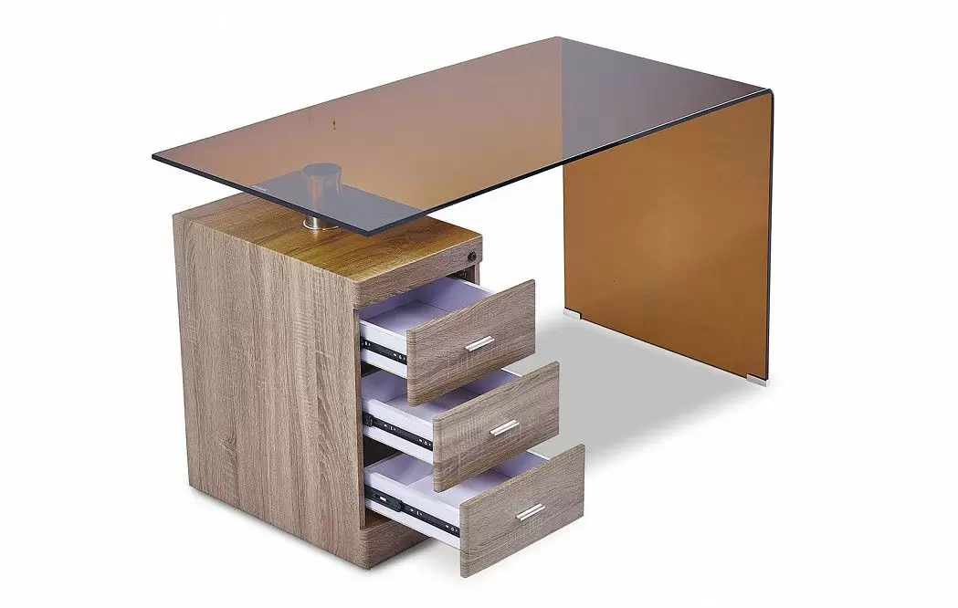 Стол письменный Waterfall, коньячный/дерево - фото 10