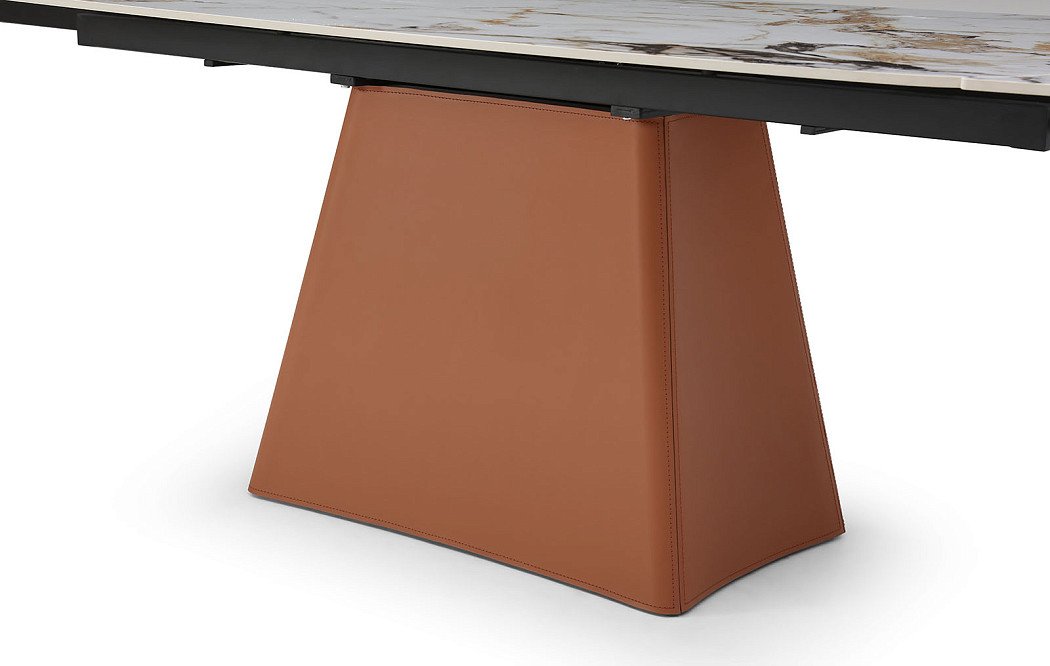 Стол раскладной Martina 180-266, керамика/коричневый - фото 9