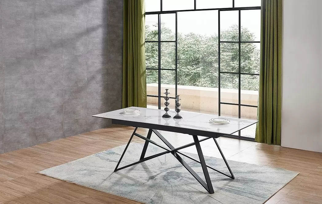 Стол раскладной Bristol (160), светлая керамика - фото 4