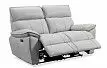 Диван-реклайнер Allison 2-х местный, светло-серый