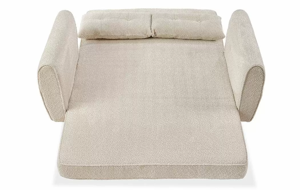 Диван-кровать Charm, кремовый тедди - фото 8