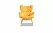 Кресло с оттоманкой Contour, желтый