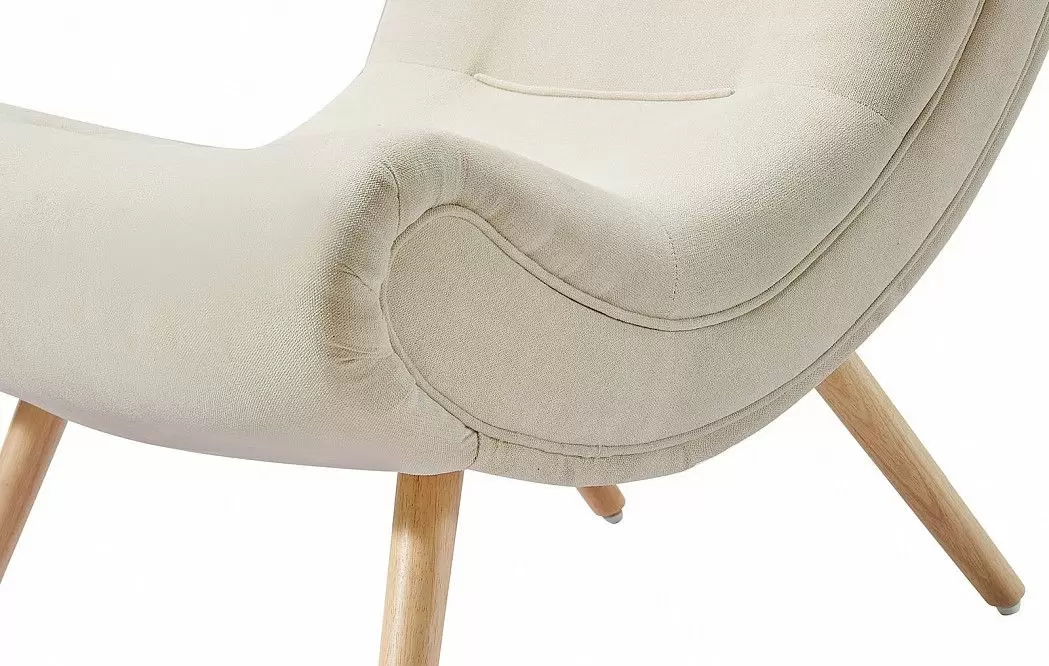 Кресло и оттоманка Dolce Vita, кремовый/натуральный - фото 5