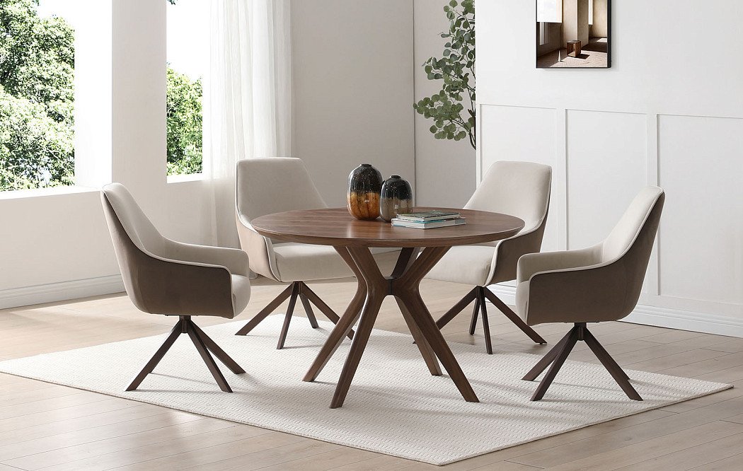 Стул Emma, бежевый/кофейный/бронза - фото 13