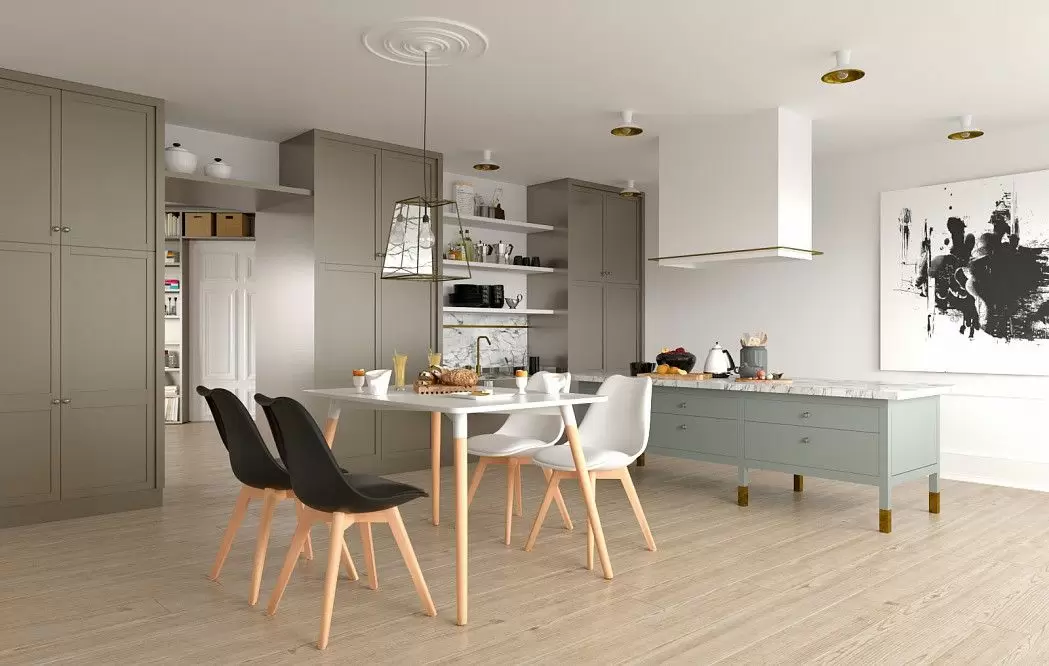 Стол Christian + 4 стула Ulric