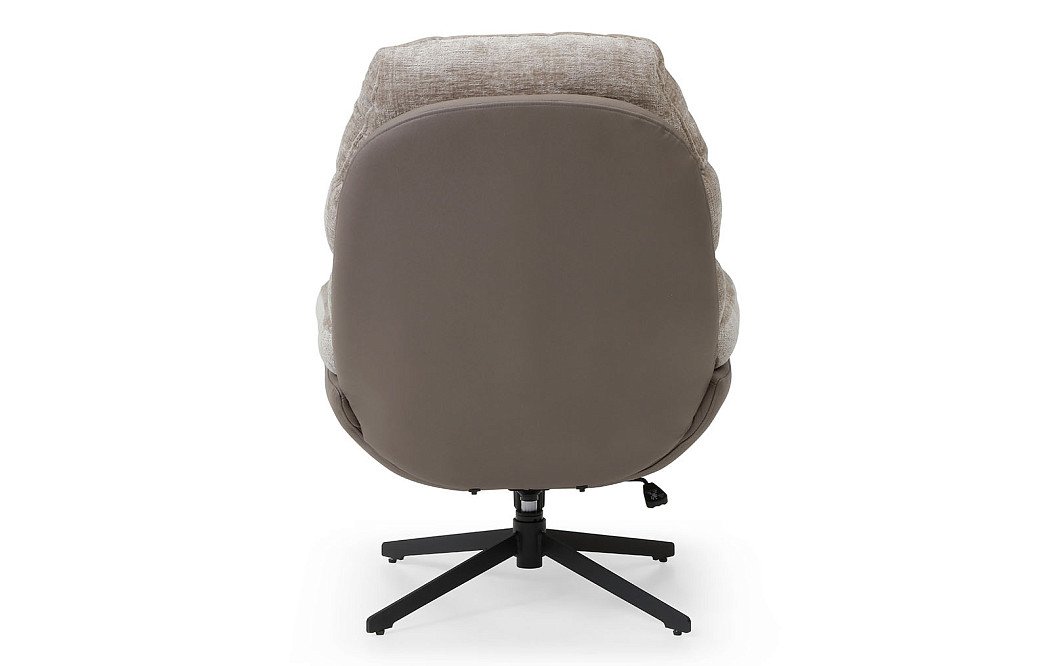 Комплект кресло и оттоманка Dublin, серо-бежевый - фото 4