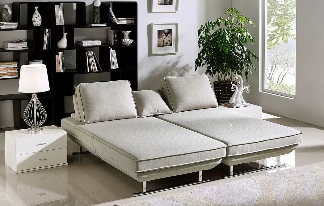 Диван-трансформер Bergamo угловой, бежевый - фото 2