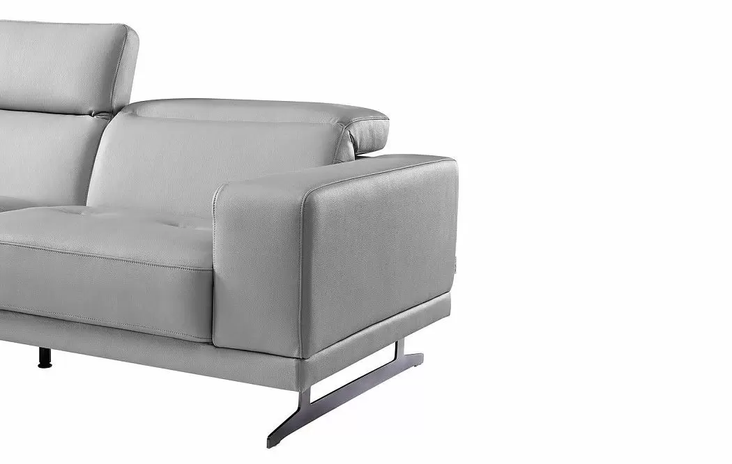 Диван Lester угловой (левый), светло-серый - фото 6