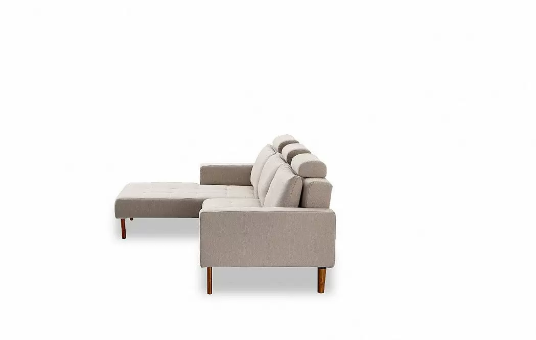 Диван-кровать Summer угловой (левый), бежевый - фото 6