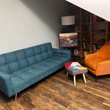 Диван Madrid, кресло Sandy, оттоманка Hygge - 5368590656672042269