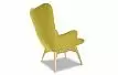 Кресло с оттоманкой Contour, желто-зеленый