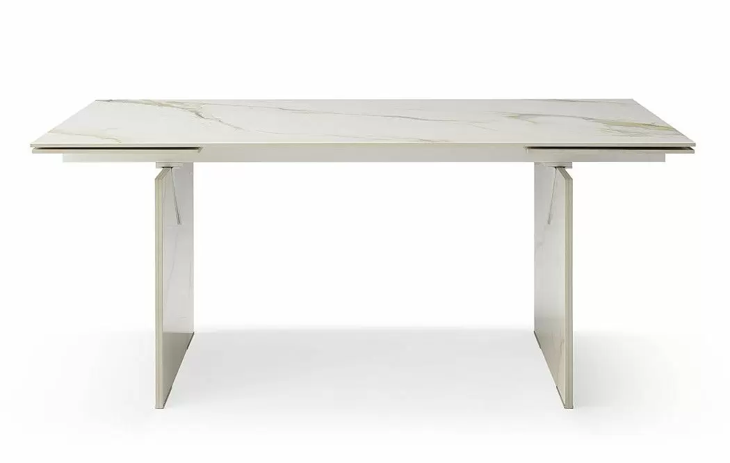 Стол раскладной Santorini 160-240, белая керамика - фото 6