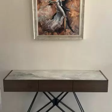 Консоль Cross, орех/светлая керамика 1629967307626.jpg