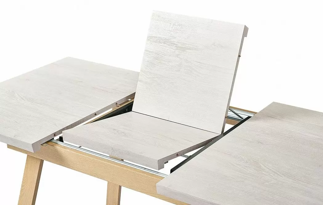 Стол раскладной Norfolk 110-150, светлый дуб/вяз - фото 9