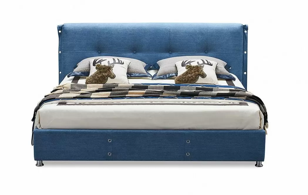 Комплект для спальни Norden, синий/орех - фото 12