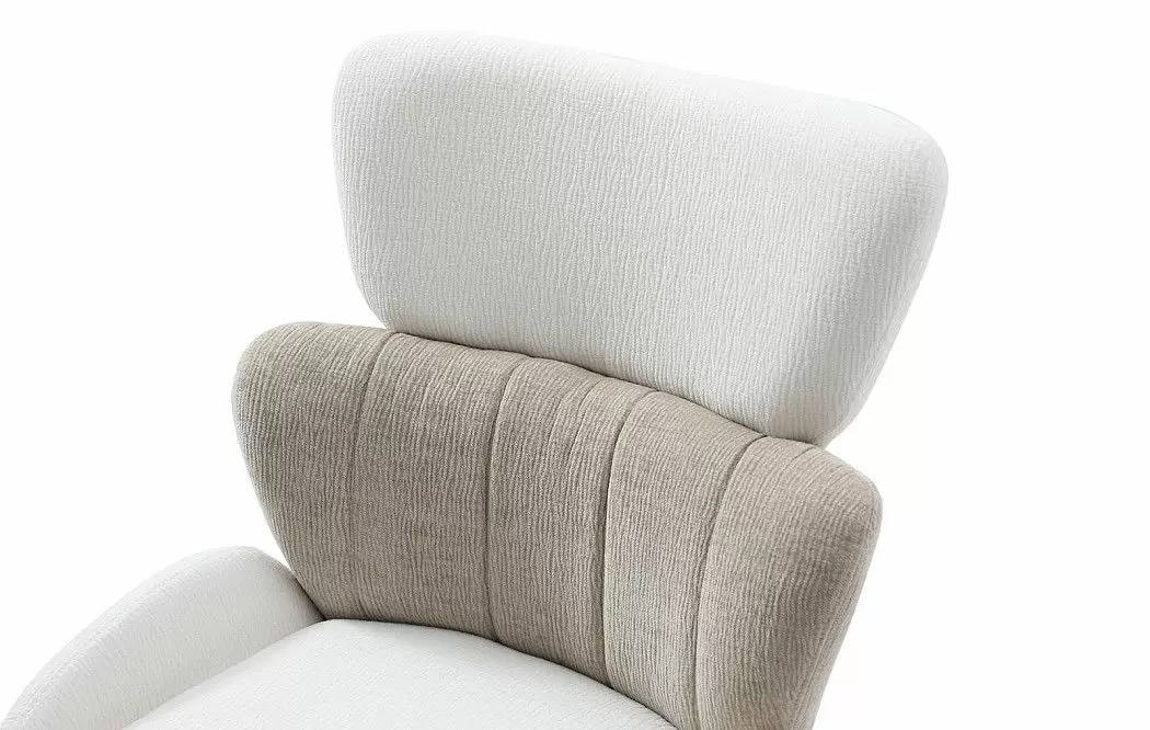 Стул Adele, белый/бежевый/бронза - фото 6